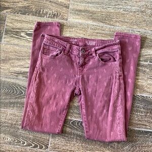 Vans Maroon Skinny Jeans Size 5